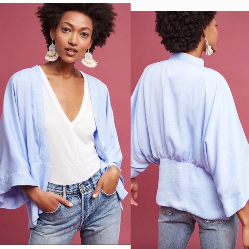 Anthropologie Floreat Violetta Kimono